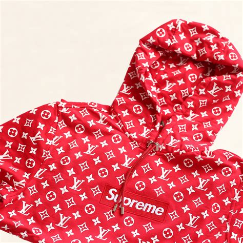 louis vuitton supreme hoodie original price|Louis Vuitton supreme red hoodie.